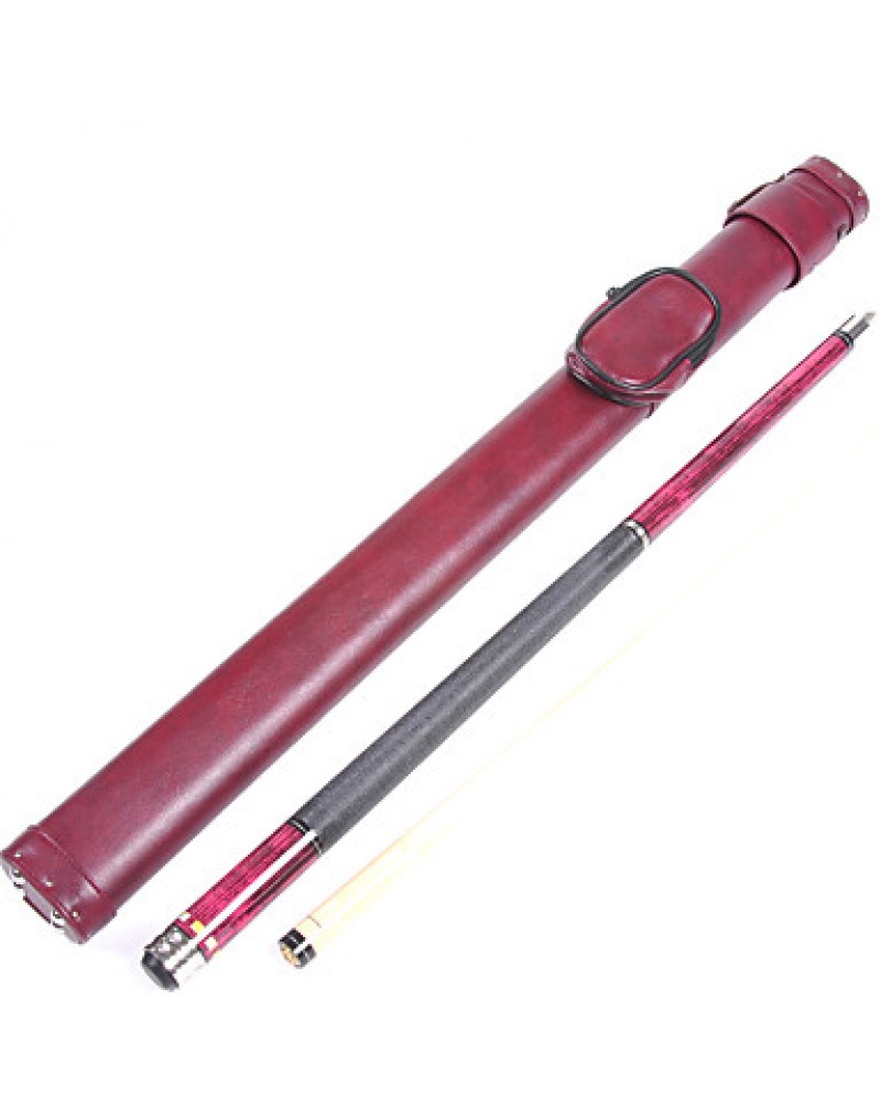 1/2 Jointed maple wood pool/billiard JY cue with 13MM cue tip+Cue Case+cue tip pb09