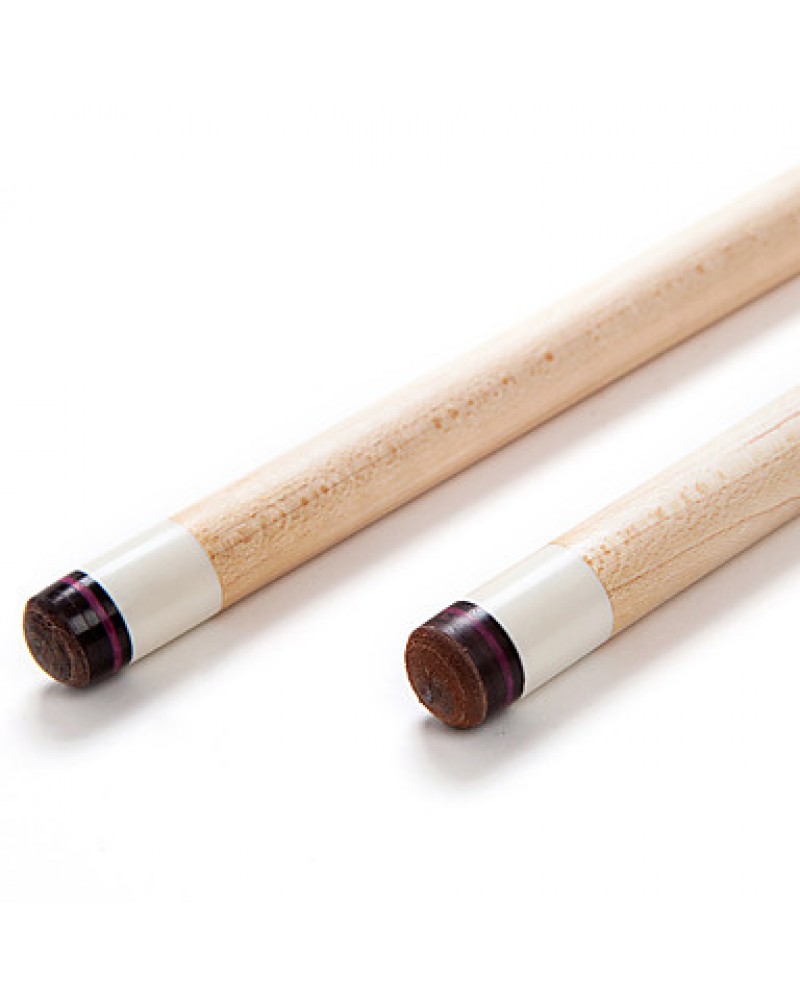 1/2 Jointed pool/ billiard cue maple wood with 11.5MM cue tip+Cue Case+cue tip