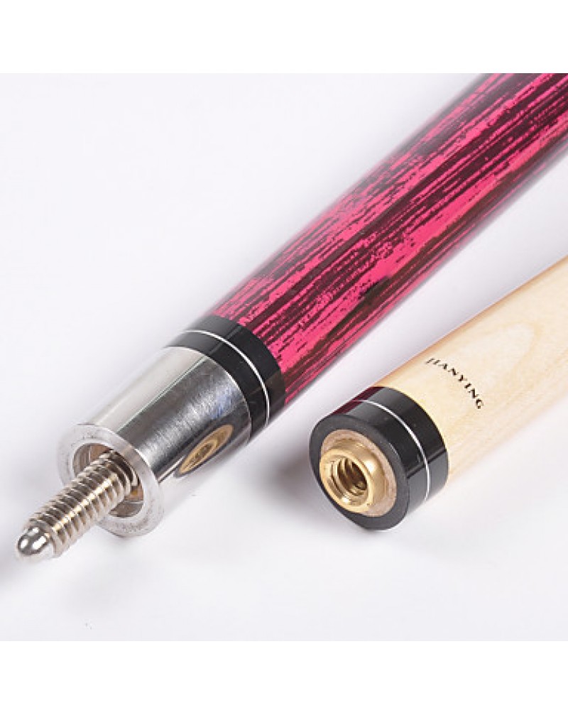 1/2 Jointed maple wood pool/billiard JY cue with 13MM cue tip+Cue Case+cue tip pb09