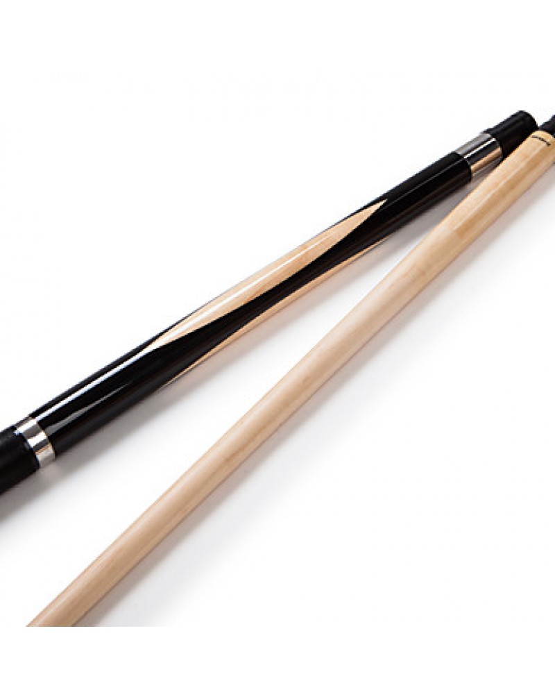 1/2 Jointed maple woodpool/ billiard cue with 13MM cue tip+Cue Case+cue tip