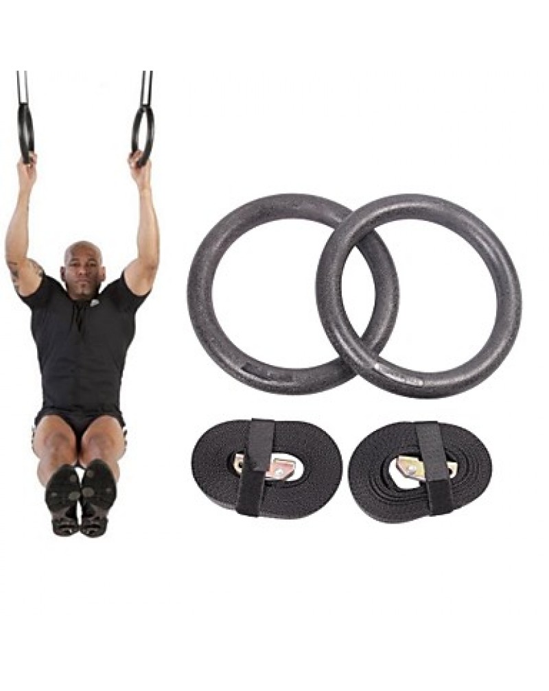 Protable Olympic Gymnastic Rings for Crossfit Gym Shoulder Strength Training Crossfit Pullup Bar