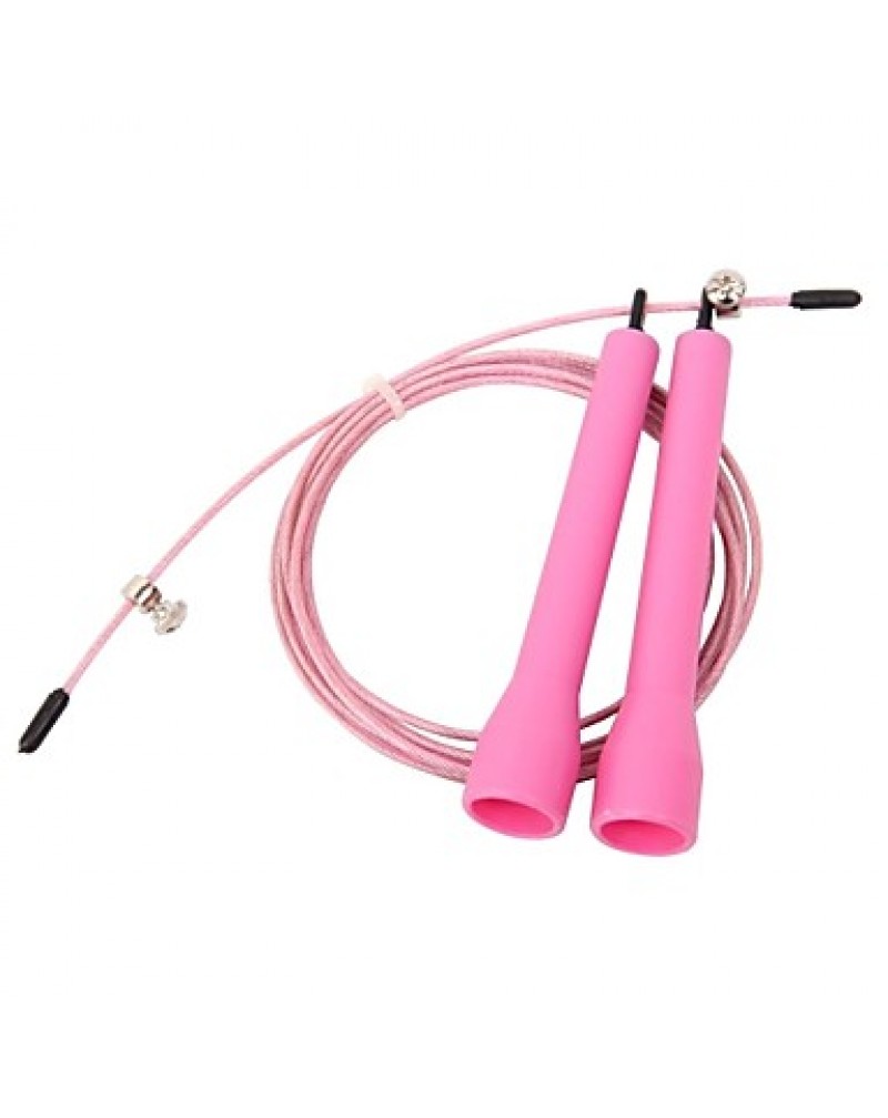 Crossfit Speed Canle Wire Skipping Jump Rope Adjustable Length Cardio Heart